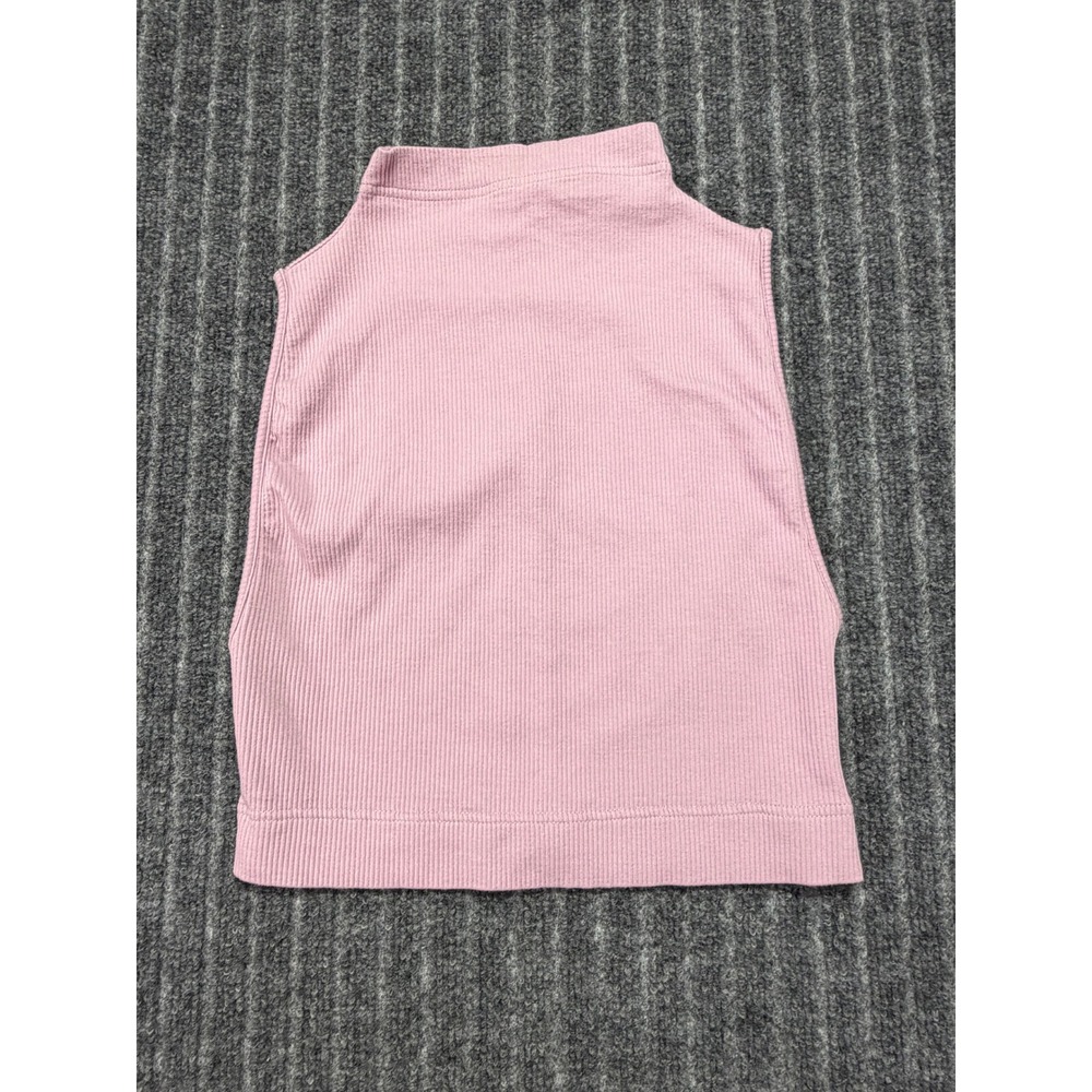 Free People FP Beach Tank Top Small Ribbed Mock Neck Boho Summer Casual FP Beach